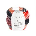 Katia Symmetric socks & more Rainbow 53