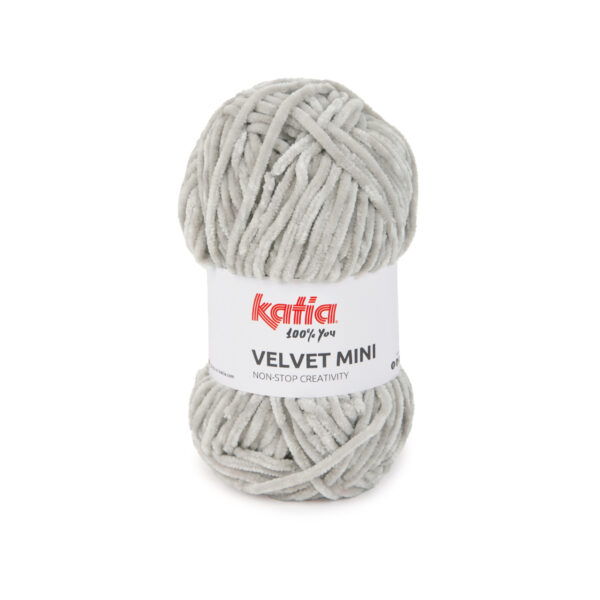Katia Velvet mini 209 Medium grijs
