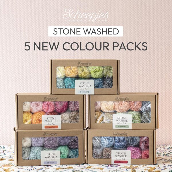 Scheepjes Stone Washed colour packs