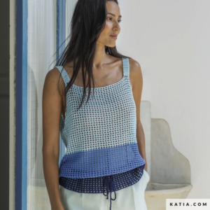 Patroon KLP Top Panama 3 kleuren