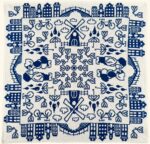 Dutchies Blanket Blauw Stylecraft vanuit het midden
