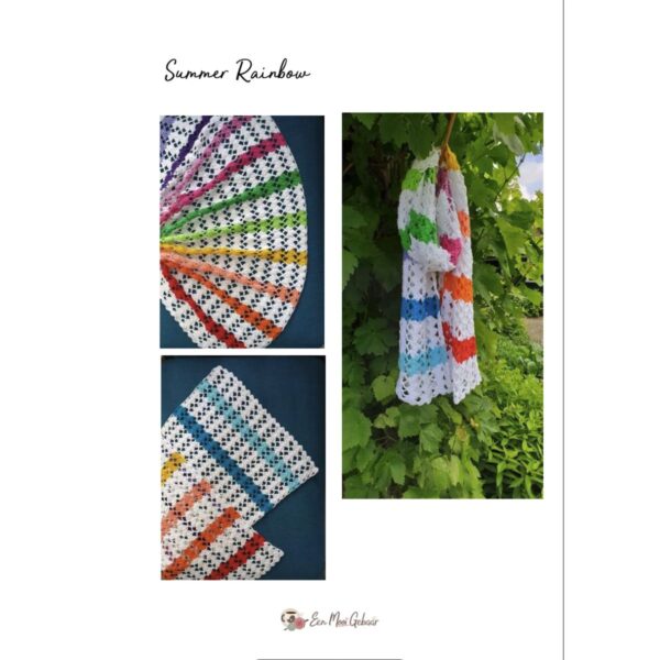 Summer Rainbow blanket patroon
